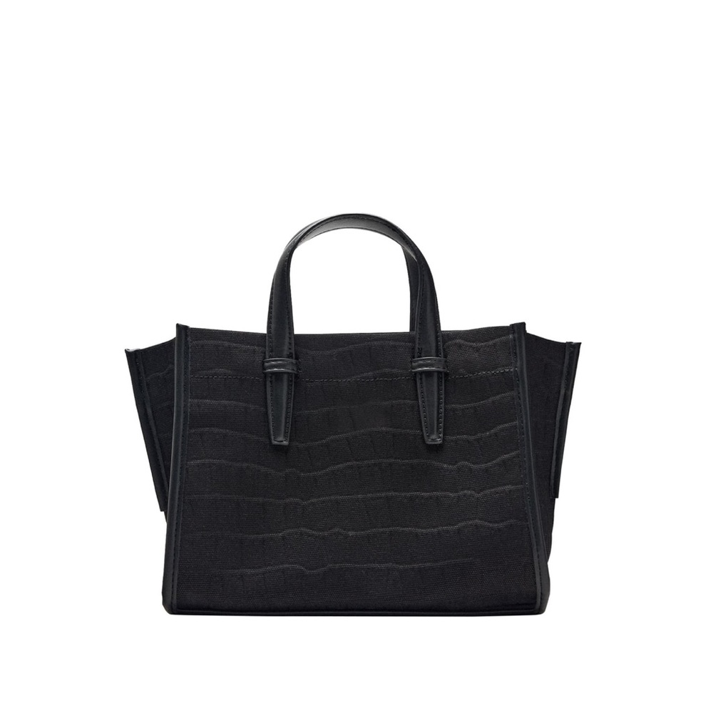 ZARA MOCK CROC MINI TOTE BAG